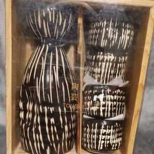 - Tougei saki set serving Japan kitchen